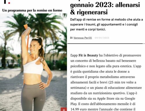 MARIECLAIRE.IT – #SportWeLove di gennaio 2023: allenarsi & rigenerarsi