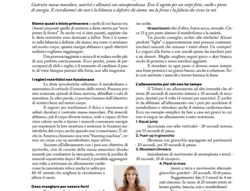 IO DONNA – Tutte a dieta? No, grazie