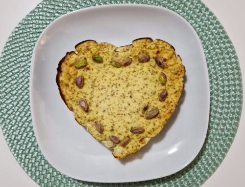 CHEESECAKE PROTEICA AL PISTACCHIO